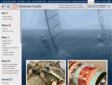 Tablet Screenshot of hatterasguide.com